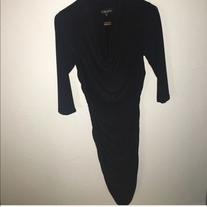 My Favorite Things Black Scoop Neck Jersey Dress